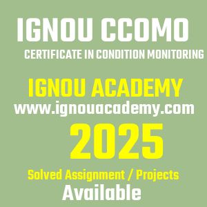 IGNOU CCOMO SOLVED ASSIGNMENT 2025